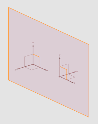 This is how it should be (FRONT Plane in Orange Highlight).